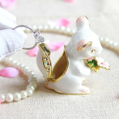 【ジュエリーボックス】 はな ねずみ セット ジュエリーボックス EX5991 |  | 03