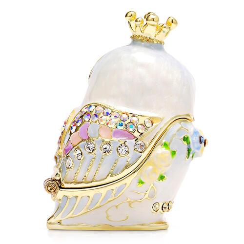 【ジュエリーボックス】 ローズクラウンふくろう ブルー EX602-1  999 |  | 03