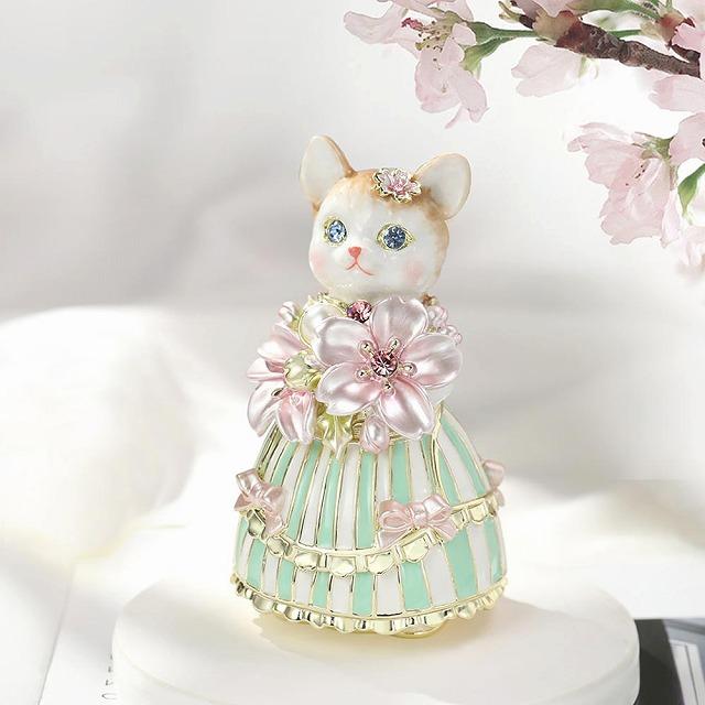 ジュエリーボックス ルル・キャンディ 桜 サクラ 猫 ネコ EX6161 |  | 02