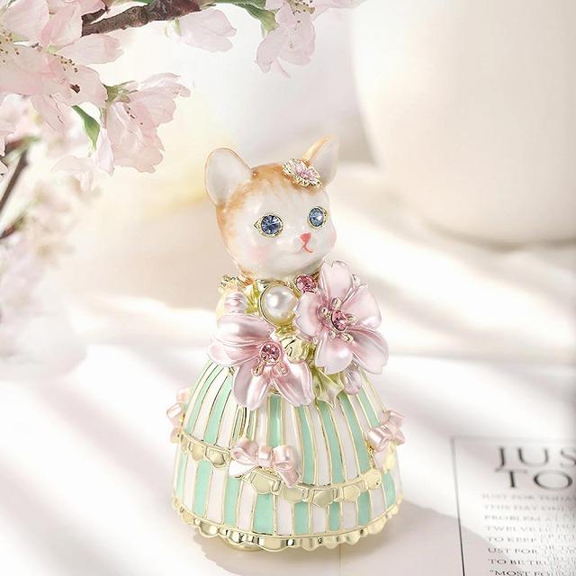 ジュエリーボックス ルル・キャンディ 桜 サクラ 猫 ネコ EX6161 |  | 04