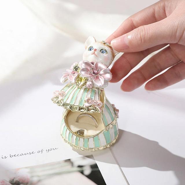 ジュエリーボックス ルル・キャンディ 桜 サクラ 猫 ネコ EX6161 |  | 05