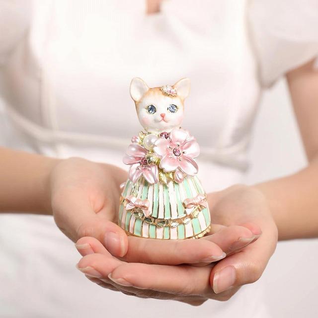 ジュエリーボックス ルル・キャンディ 桜 サクラ 猫 ネコ EX6161 |  | 06