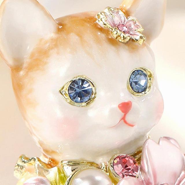 ジュエリーボックス ルル・キャンディ 桜 サクラ 猫 ネコ EX6161 |  | 07