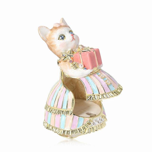 ジュエリーボックス ルル・キャンディ プレゼント サクラ 猫 ネコ EX6231 |  | 09