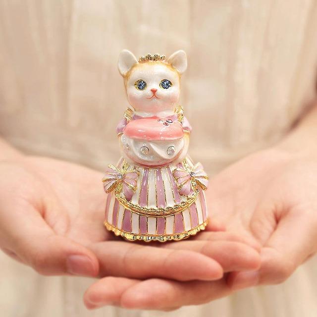 ジュエリーボックス ルル・キャンディ マカロン サクラ 猫 ネコ EX6271
