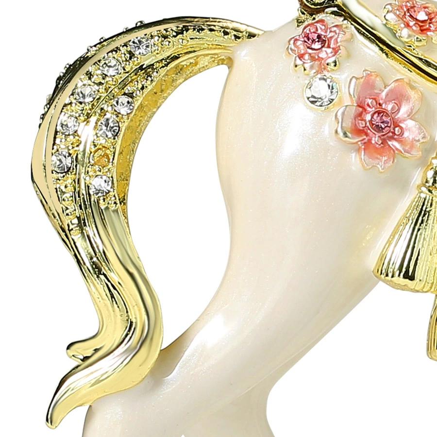 2026年 干支の置物 ジュエリーボックス 干支 午年 ウマ 白馬 桜子馬 桜仔馬 ホワイト EX6341 |  | 09