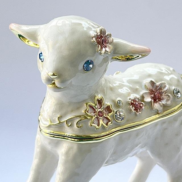 【並行輸入品】ジュエリーボックス 桜子羊 未年 干支コレクション 桜 サクラ さくら EX6421 |  | 06