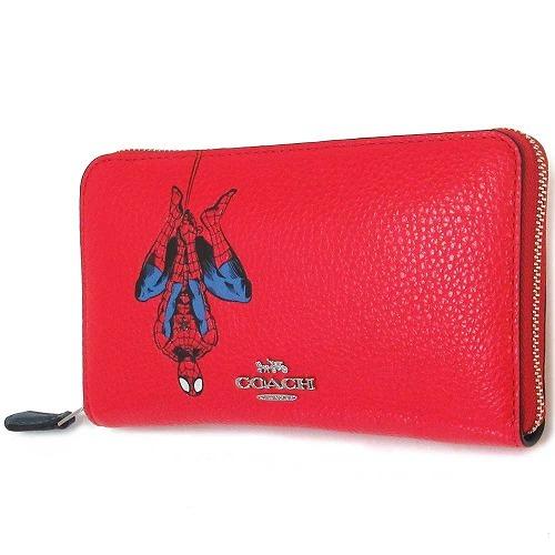 コーチ 財布 Coach アウトレット メンズ マーベル コラボ スパイダーマン レザー ミディアム ジップ アラウンド ウォレット 二つ折り財布 2644 Svr32 N1101 F2644svr32 セレクトag 通販 Yahoo ショッピング