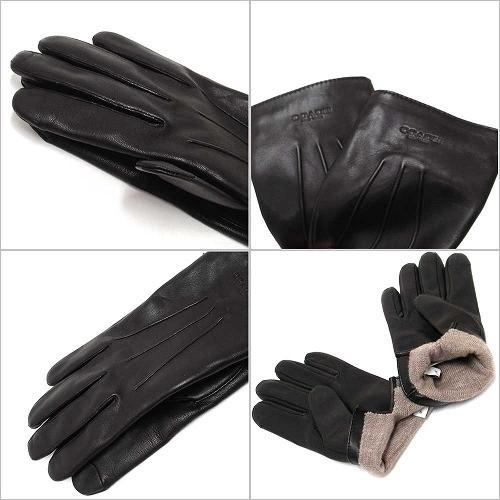 コーチ 手袋 Coachコーチ アウトレット ベーシック レザー メンズ グローブ 手袋 F541 Blk N F541blk セレクトag 通販 Yahoo ショッピング