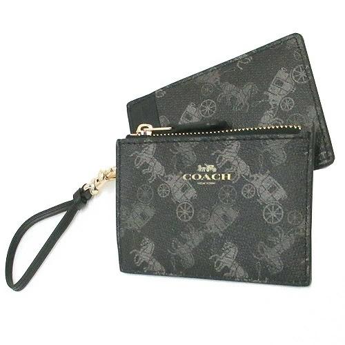 コーチ カードケース Coach アウトレット ホース アンド キャリッジ プリント ランヤード Id ケース コインケース セット F Imqbe Fimqbe セレクトag 通販 Yahoo ショッピング