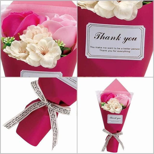 【並行輸入品】ソープフラワー3輪ブーケFDC03R |  | 04