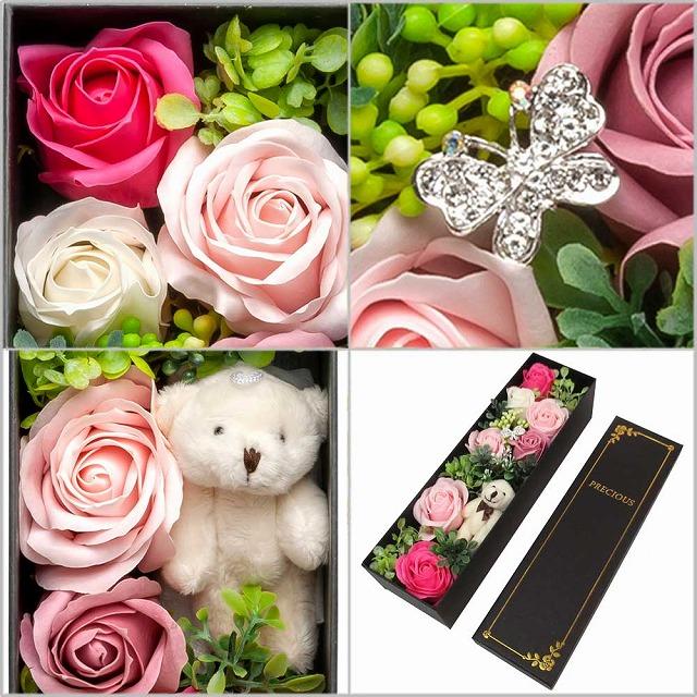 【並行輸入品】ソープフラワー ポップベアスリムボックス Mサイズ FDC3PSM |  | 04