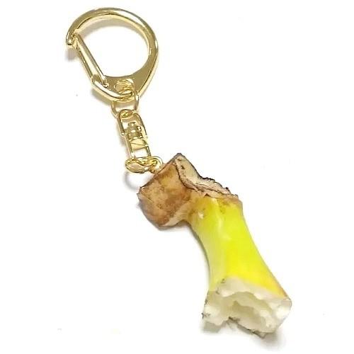 アトリエステラ 食品サンプル バナナ ヘタ  キーホルダー キーリング K18 | 