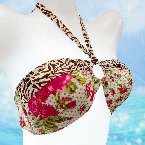 LOCO BOUTIQUE ロコブティック ピンク 花柄 ビキニ 3点セット LOCO BOUTIQUE ロコブティック ピンク 花柄 ビキニ 3点セット