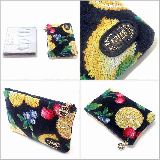 FEILER フェイラー ポーチ 小物入れ ラフルッタ LA FRUTTA フルーツ 果物 LFT232002 | feiler | 01