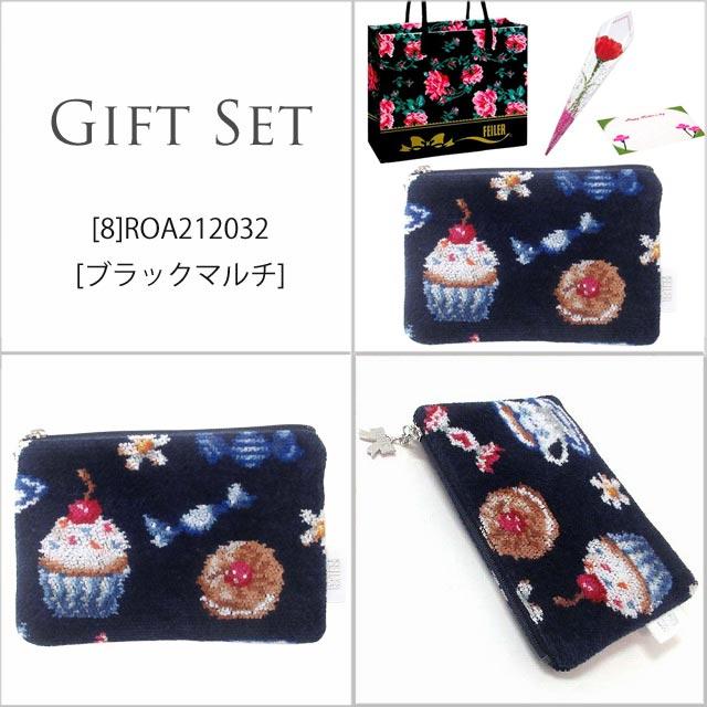 【並行輸入品】母の日 ギフトセット FEILER フェイラー  ポーチ カーネションフラワー花束(造花)母の日メッセージカード フェイラーギフトBoxセット | feiler | 18