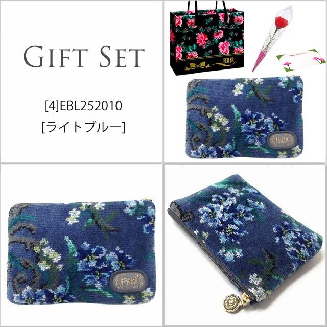 【並行輸入品】母の日 ギフトセット FEILER フェイラー  ポーチ カーネションフラワー花束(造花)母の日メッセージカード フェイラーギフトBoxセット | feiler | 14