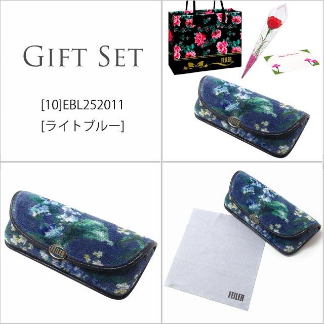 【並行輸入品】母の日 ギフトセット FEILER フェイラー メガネケース カーネションフラワー花束(造花)母の日メッセージカード フェイラーショッパーセット | feiler | 22