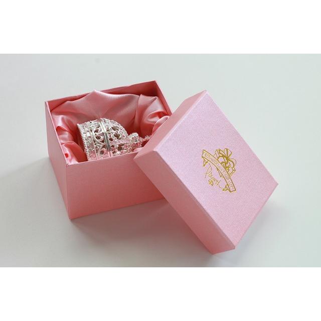 ジュエリーボックス ミニチュアクラウン ピィアース ミニチュアサイズ 王冠の置物 シルバーピンク MN0091 |  | 09