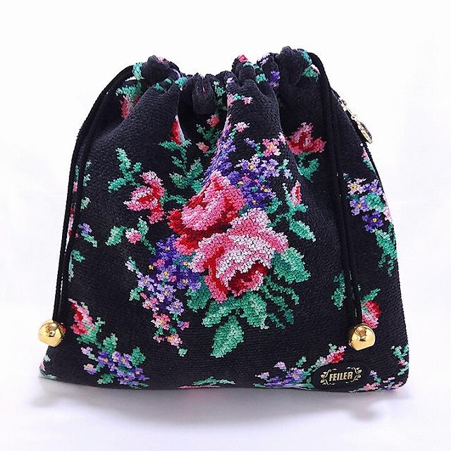 feiler FEILER フェイラー 巾着バッグ NEWROSELILAC ニュー