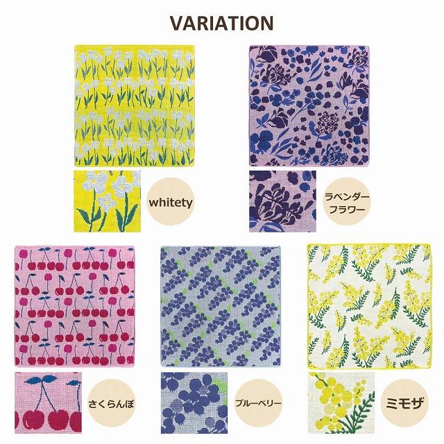 Pocchi ハンカチ 今治タオル 3重ガーゼポケットハンカチ 3重ガーゼ ガーゼハンカチ はんかち コンパクト 薄手 花柄 果物 フルーツ 猫 PC n250416 | feiler | 04