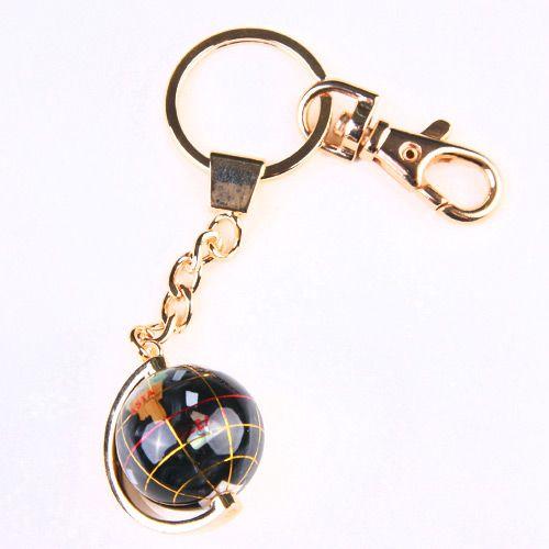 ギフトボックス入り 天然石地球儀キーホルダー PI0089 黒パール |  | 01