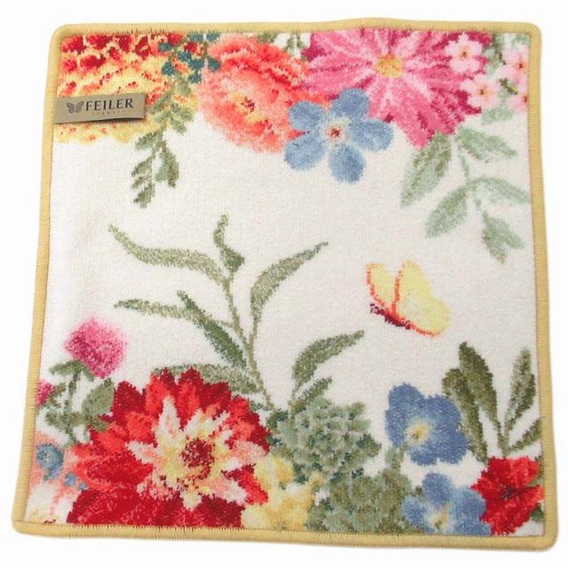 【並行輸入品】FEILER フェイラー ハンカチ タオル タオルハンカチ 30cm Summer Day 107 Broom Yellow 花柄 SummerDay107 | feiler | 02