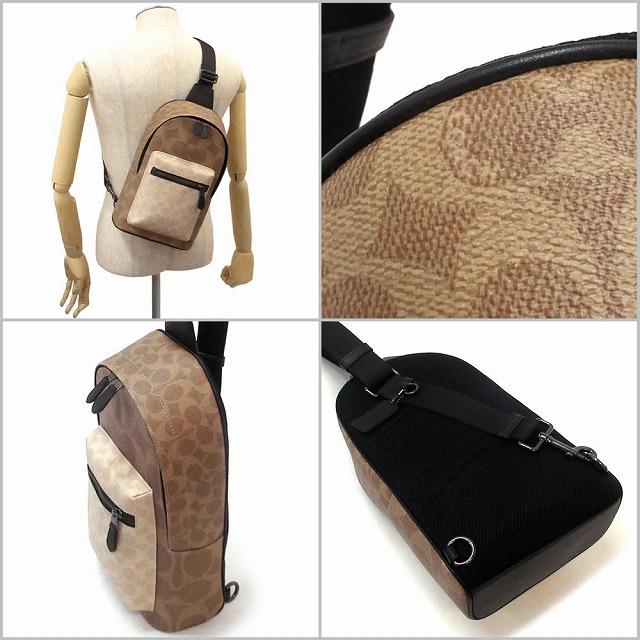 【並行輸入品】バレンタイン ギフトセット　コーチ バッグ メンズ COACH アウトレット ブロックド シグネチャー ウエストパック ショルダー ボディバッグ CAB60 | COACH | 03