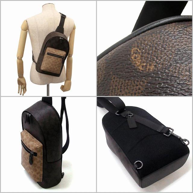 【並行輸入品】バレンタイン ギフトセット　コーチ バッグ メンズ COACH アウトレット ブロックド シグネチャー ウエストパック ショルダー ボディバッグ CAB60 | COACH | 05