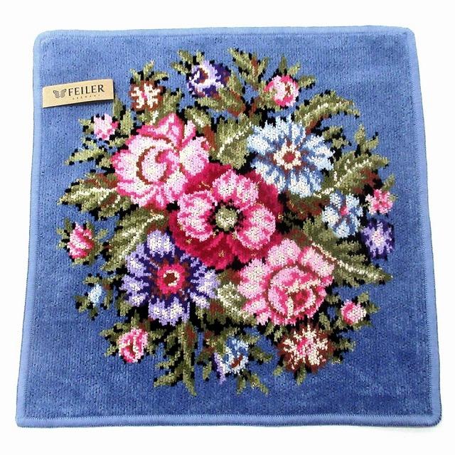 【並行輸入品】FEILER フェイラー ハンカチ タオル タオルハンカチ 30cm VIENNA205 Jeans ヴィエンナ 花柄 VIENNA205 | feiler | 02