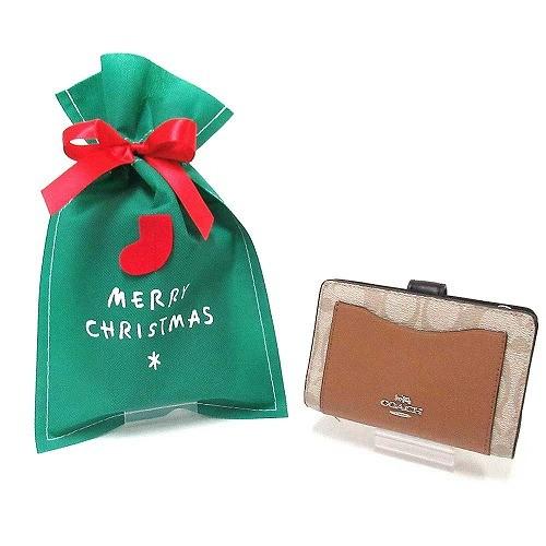 【並行輸入品】ギフトバック クリスマス シンプル 不織布 リボン付 ロゴ入り ギフト ポーチ バッグ SSサイズ |  | 02