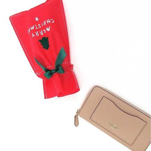 【並行輸入品】ギフトバック クリスマス シンプル 不織布 リボン付 ロゴ入り ギフト ポーチ バッグ SSサイズ |  | 03