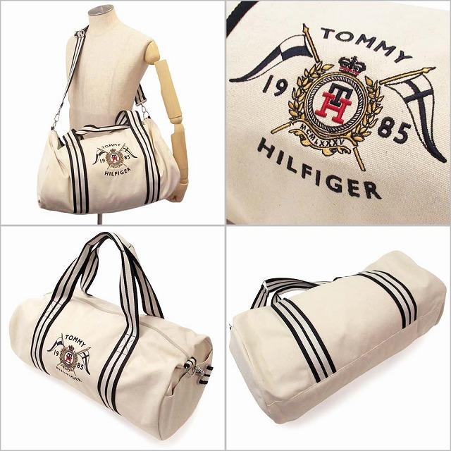 【並行輸入品】TOMMY HILFIGER トミーヒルフィガー ボストンバッグ ロゴ刺繍 キャンバス 2WAY ダッフルバッグ XA00103 970 n260626 | TOMMY HILFIGER | 01