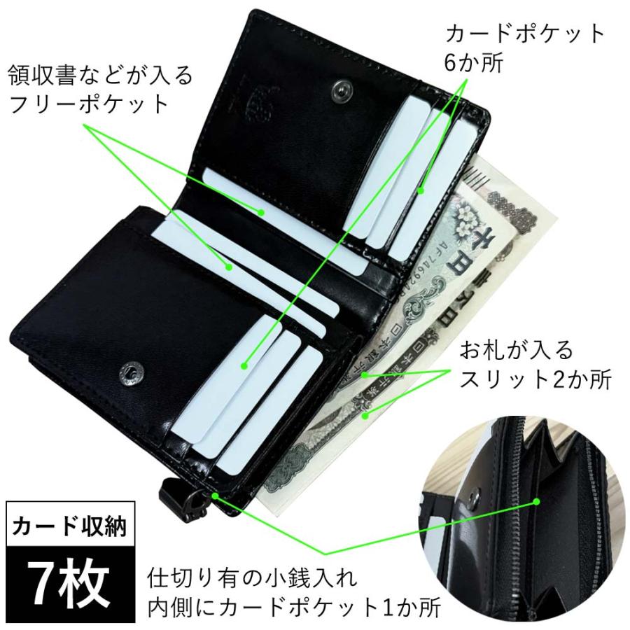 【プレゼント対象】ZOO サイフ 鮫革 シャークスキン 大判シャーク革 ヌバック仕上げ 銀ズリ ス 二つ折りL字ファスナー財布 イタリアンレザー 本革 |  | 07