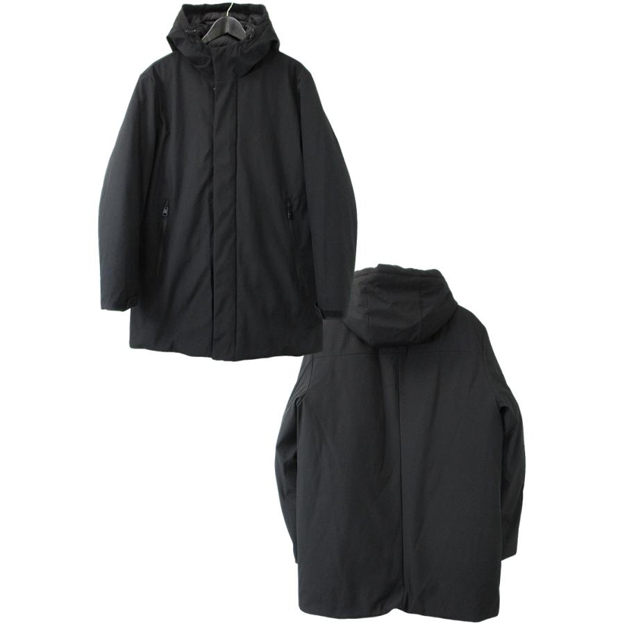 ジャケット・アウター   HOODED STRETCH JACKET Calvin Klein（カルバン・クライン） ストレッチフーデッド中綿ロング