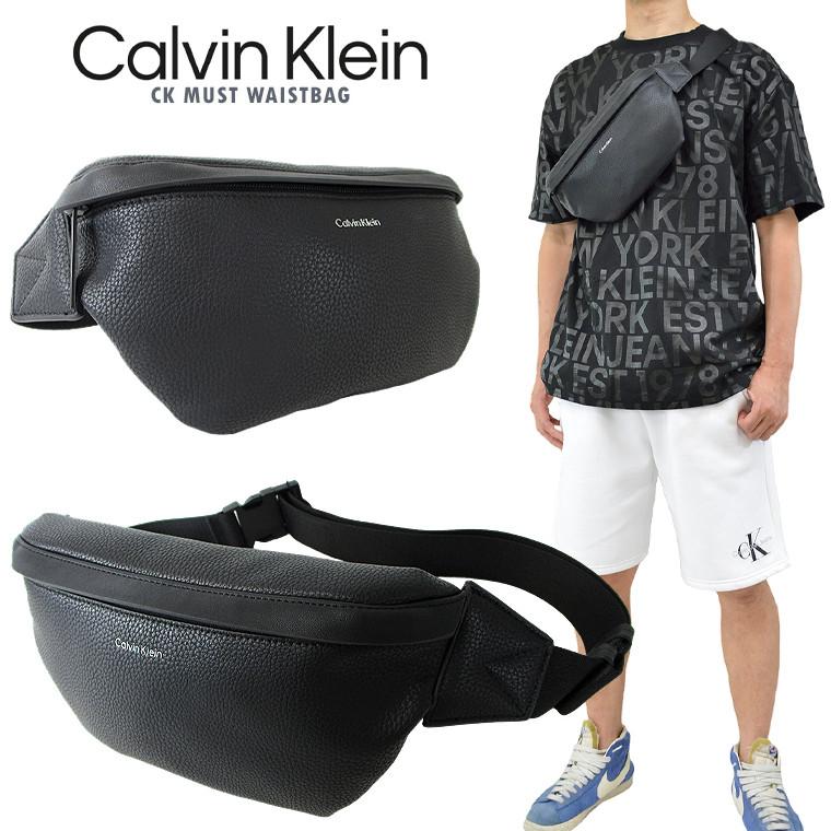 カルバンクライン　ボディバッグ　ユニセックス　ネイビー カルバンクライン ボディバッグ ユニセックス ネイビー