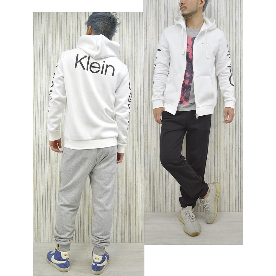 カルバンクライン テックジャージ 上下　L フルジップ 吸汗速乾生地 白 カルバンクライン テックジャージ 上下 L フルジップ 吸汗速乾生地 白