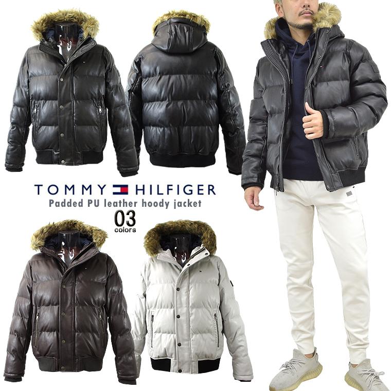 TOMMY HILFIGER（トミー・ヒルフィガー） 中綿PUフーディジャケット