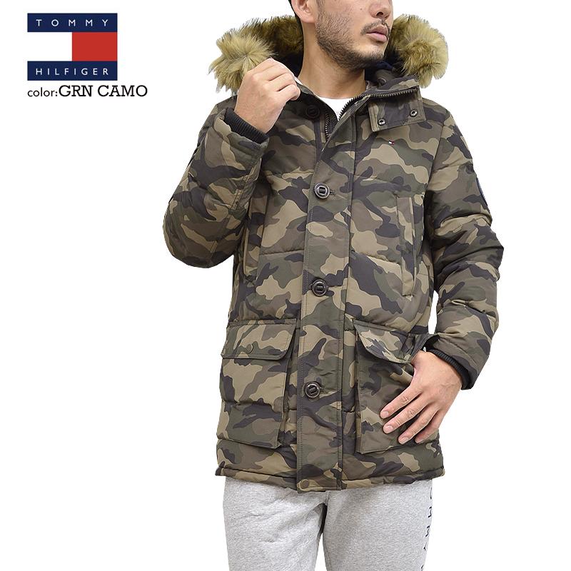 TOMMY HILFIGER（トミー・ヒルフィガー） カモフラ中綿ロング 