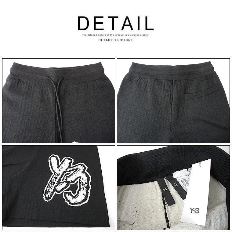 Y-3 ワイスリー ブラッシュロゴニットショートパンツ 「Y-3 LOGO KNIT SHORTS」 メンズボトム YOHJI YAMAMOTO adidas ルーズフィット ハーフパンツ ニットパンツ_9