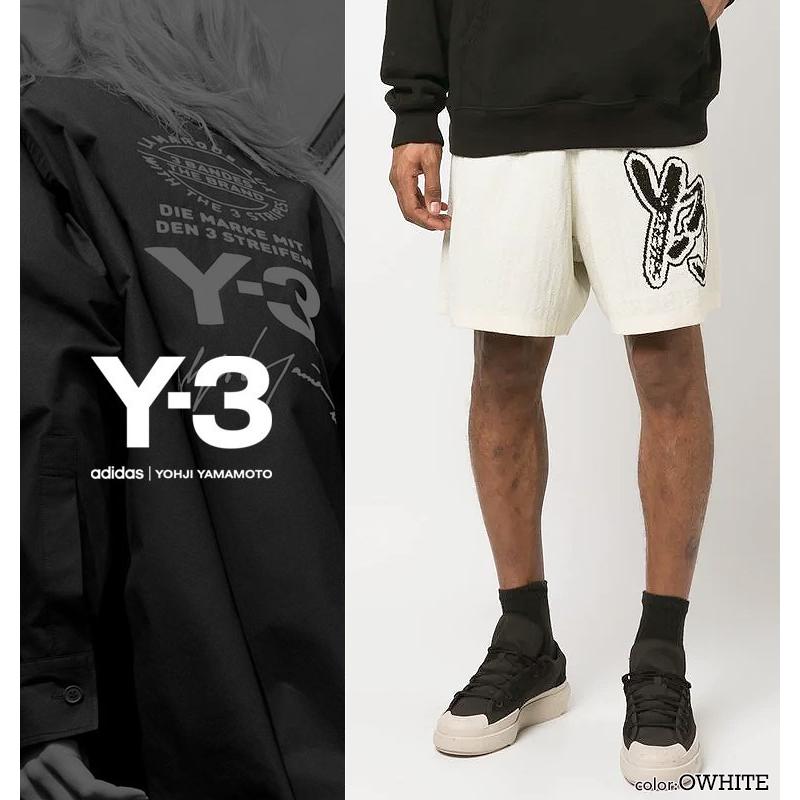 Y-3 ワイスリー ブラッシュロゴニットショートパンツ 「Y-3 LOGO KNIT SHORTS」 メンズボトム YOHJI YAMAMOTO adidas ルーズフィット ハーフパンツ ニットパンツ_2