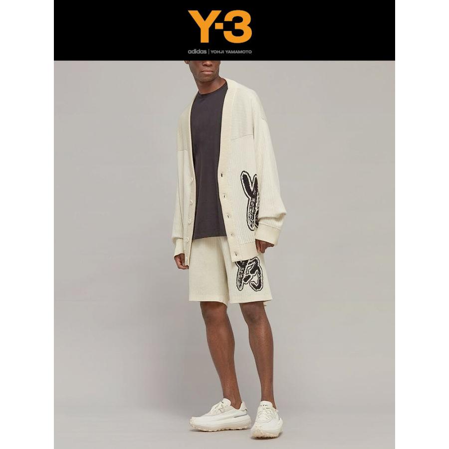 Y-3 ワイスリー ブラッシュロゴニットショートパンツ 「Y-3 LOGO KNIT SHORTS」 メンズボトム YOHJI YAMAMOTO adidas ルーズフィット ハーフパンツ ニットパンツ_4