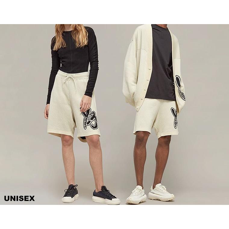 Y-3 ワイスリー ブラッシュロゴニットショートパンツ 「Y-3 LOGO KNIT SHORTS」 メンズボトム YOHJI YAMAMOTO adidas ルーズフィット ハーフパンツ ニットパンツ_6