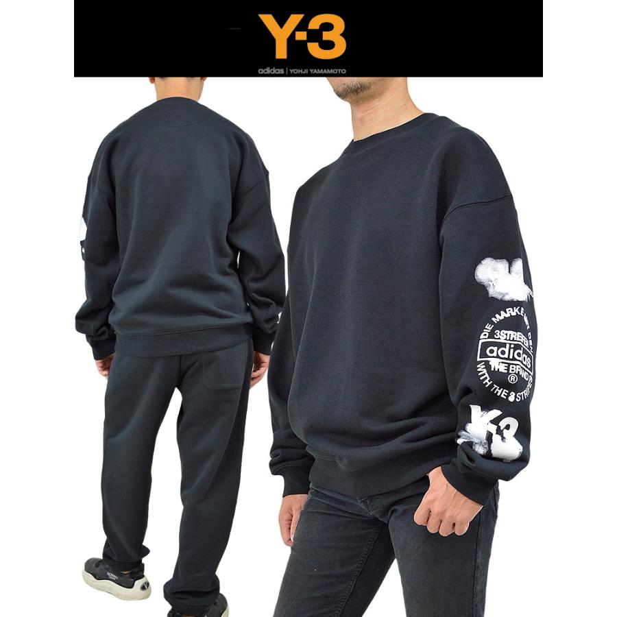 Y-3 ワイスリー グラフィッククルースウェットシャツ 「Y-3 GRAPHIC 