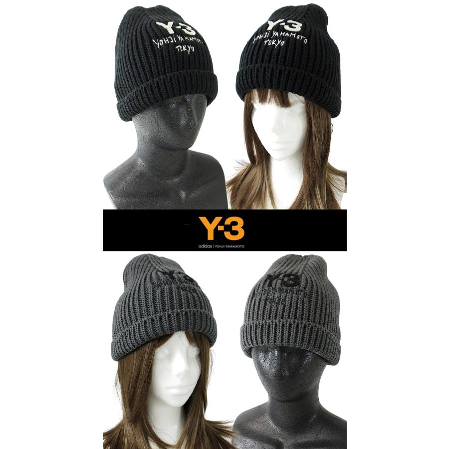 ■ Y-3 ロゴ チャンキー ニット ビーニー ■ Y-3 - チャンキー ニットビーニー ニットキャップ / Y-3CHUNKY BEANIE
