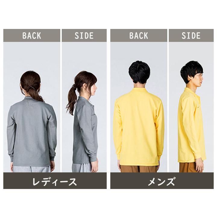 Printstar ポロシャツ 長袖 メンズ レディース 無地 ポケット Printstar ポロシャツ 長袖 メンズ レディース 無地 ポケット