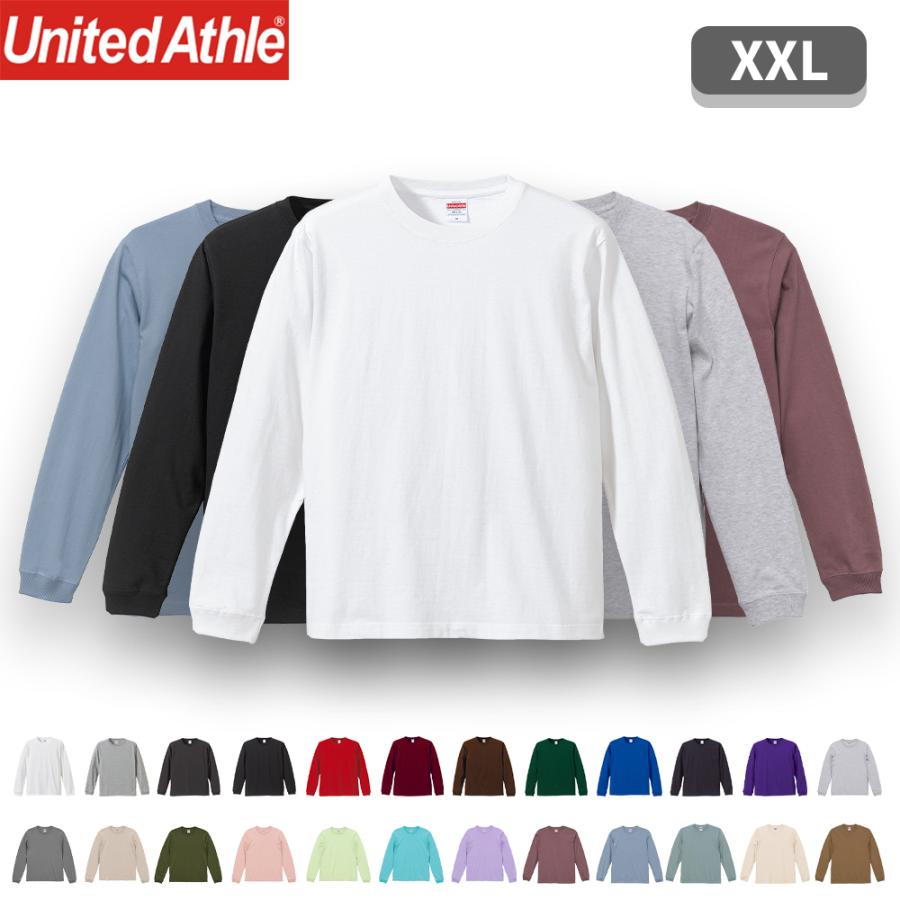 United Athle tシャツ 長袖 メンズ ロンt 無地 レディース 綿100