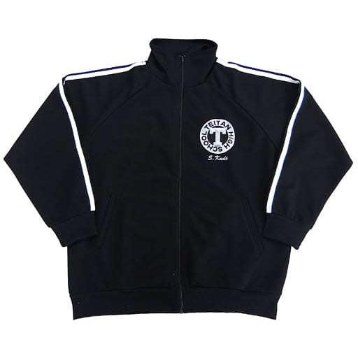 その他テレビ アニメ キャラクターグッズ 工藤新一モデル 帝丹高校ジャージ ブラック フリーサイズ 名探偵コナン キャラ物アパレル