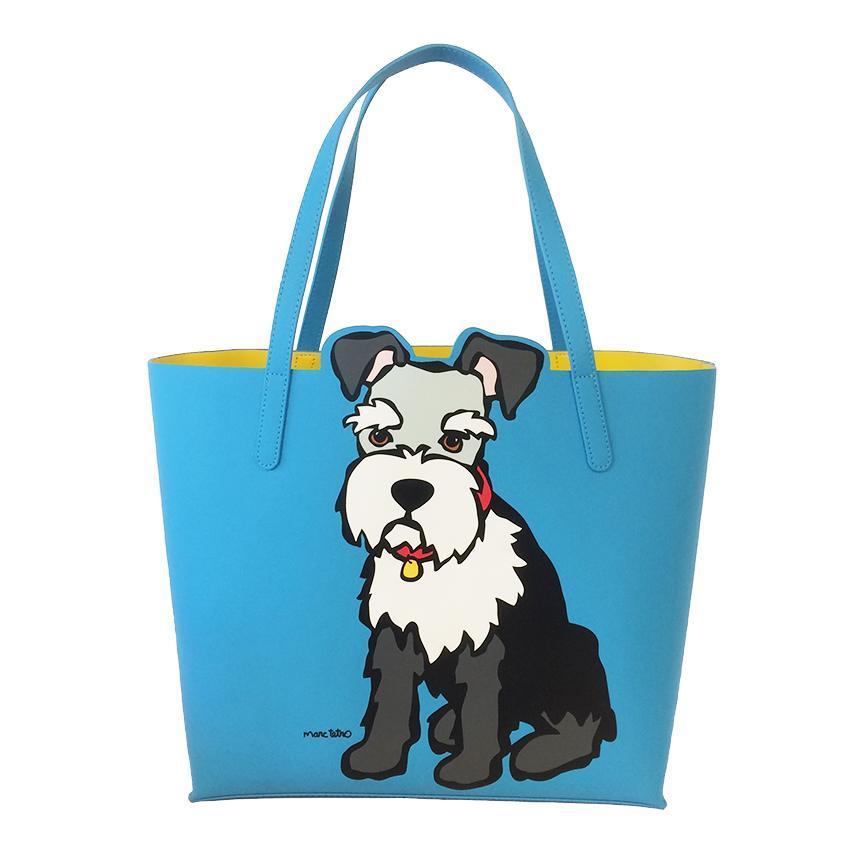 誕生日プレゼント 旅行 大きめ トートバッグ おしゃれなトートバッグ 通勤 Yellow Elegant With Bag Tote Schnauzer マークテトロ 犬柄 シュナウザー 通学 バッグ