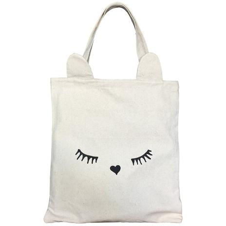 トートバッグ A4 通勤 通学 猫柄 猫耳 bag-all バッグオール ネコ耳